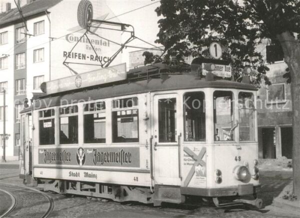 Strassenbahn Triebwagen 48111 Mainz