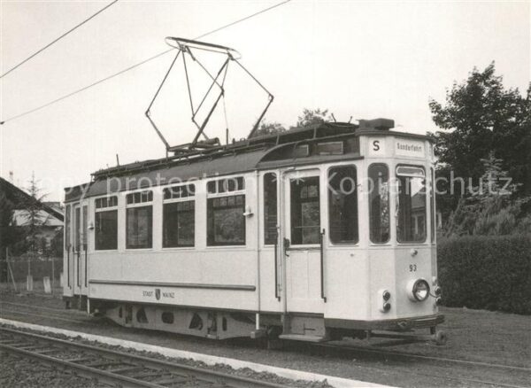 Strassenbahn Triebwagen 93 Mainz