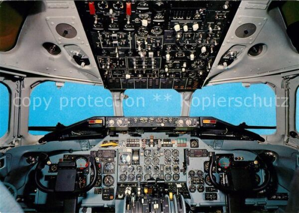 Swissair DC 9 Cockpit