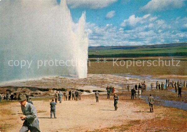 Geysire Vulcans Geysers Vulkane Ferdaskrifstofa Rikisins Iceland