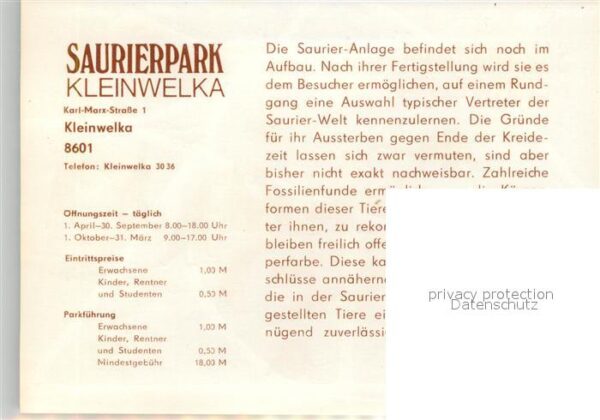 Dinosaurier Kleinwelka Saurierpark – Bild 2