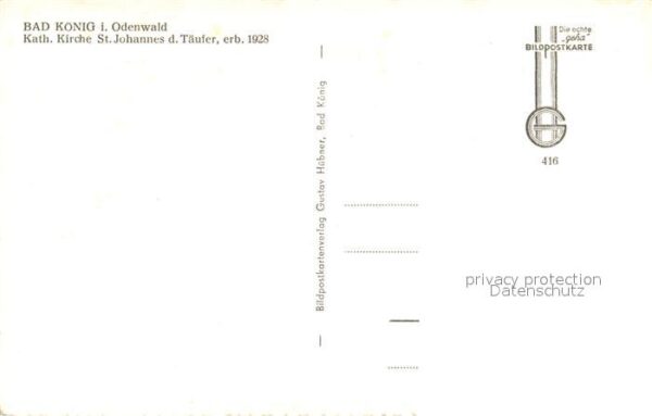 Bad Koenig Odenwald Kirche St. Johannes der Täufer – Bild 2