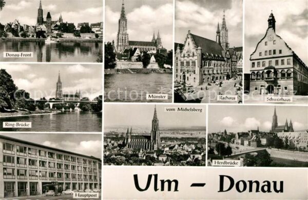 Ulm Donau Donau Münster Rathaus Schwörhaus Herdbr
