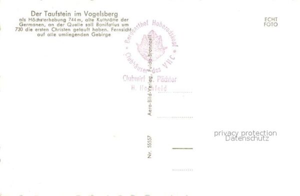 Hoherodskopf Vogelsberg mit Taufstein – Bild 2