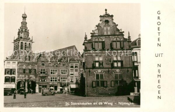Nijmegen St. Stevenstoren en de Waag