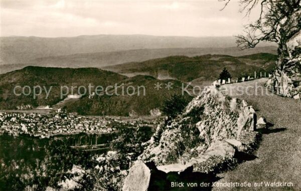 Waldkirch Breisgau Blick von Kandelstrasse