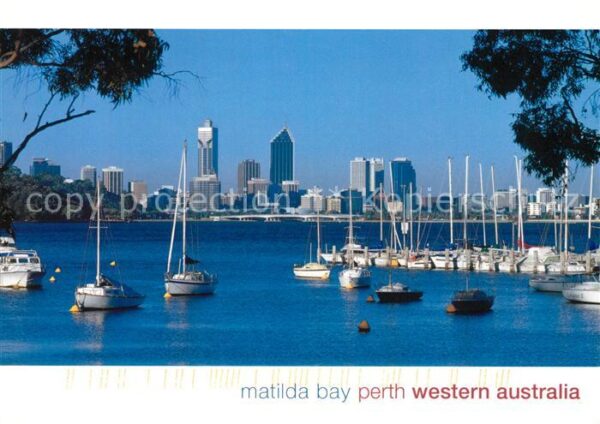 Perth Western Australia Segelhafen Matilda-Bay