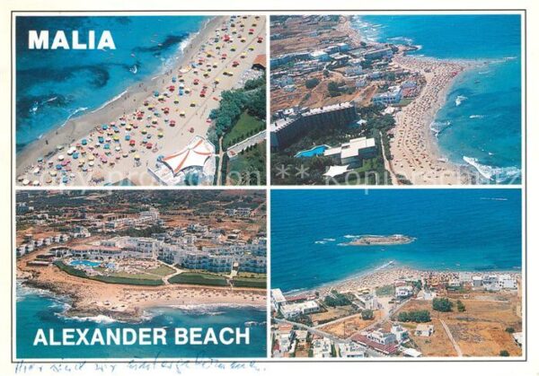 Malia Fliegeraufnahmen Strand Alexander-Beach