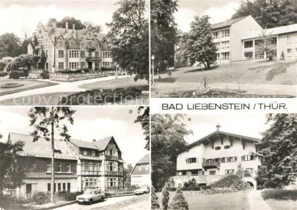 Bad Liebenstein Schloß-Altenstein Kurpark Kurheim Maria