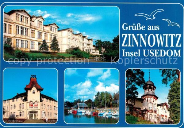 Zinnowitz Ostseebad Villen Hafen