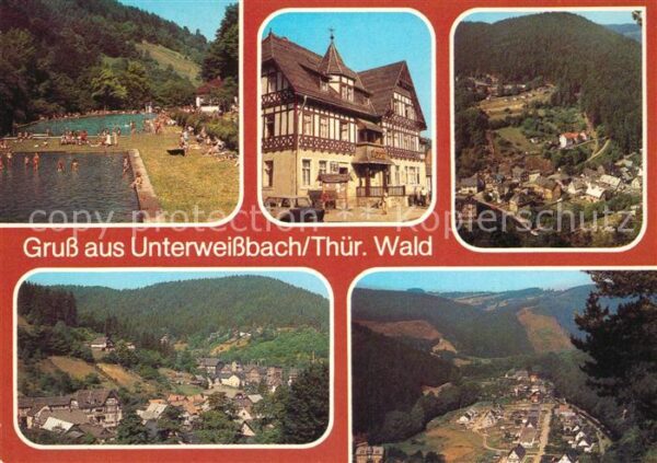 Unterweissbach Ferienheim Goldene-Lichte Blick von Sch