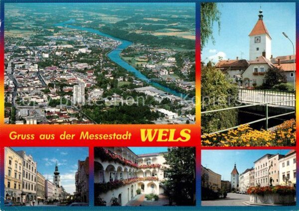 Wels Fliegeraufnahme Messestadt