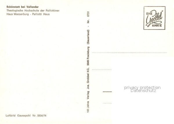 Schoenstatt Vallendar Fliegeraufnahme Theologische Hochschuel – Bild 2