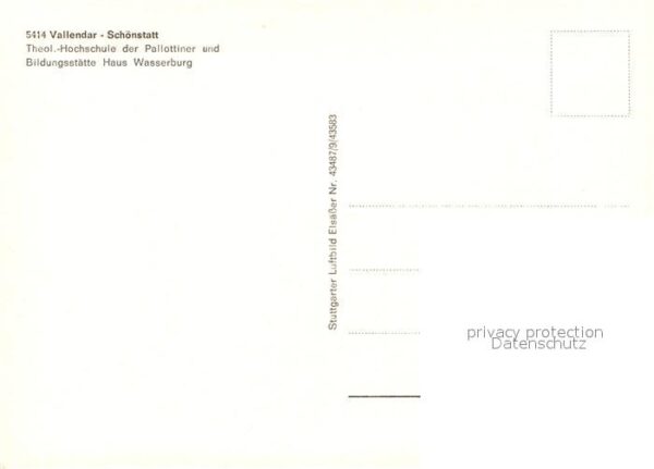 Schoenstatt Vallendar Fliegeraufnahme Theologische Hochschule – Bild 2