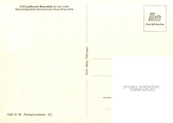 Braunfels Neurologisches Sanatorium Haus Braunfel – Bild 2