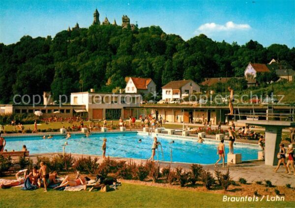 Braunfels Freibad mit Schloß