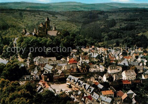 Braunfels Fliegeraufnahme mit Schloß Naturpark-Ho
