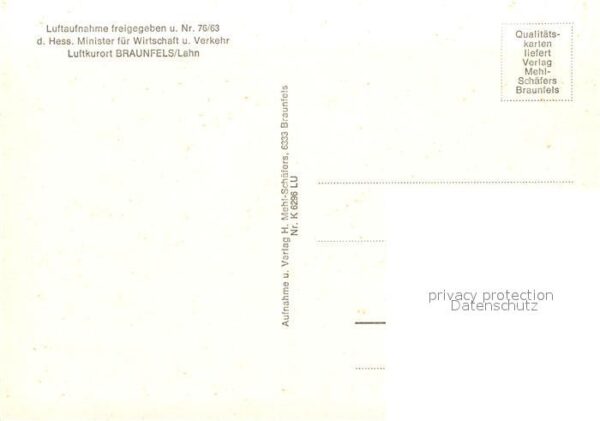 Braunfels Fliegeraufnahme mit Schloss – Bild 2