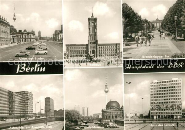 Berlin Brandenburger-Tor Rathaus Unter-den-Lin