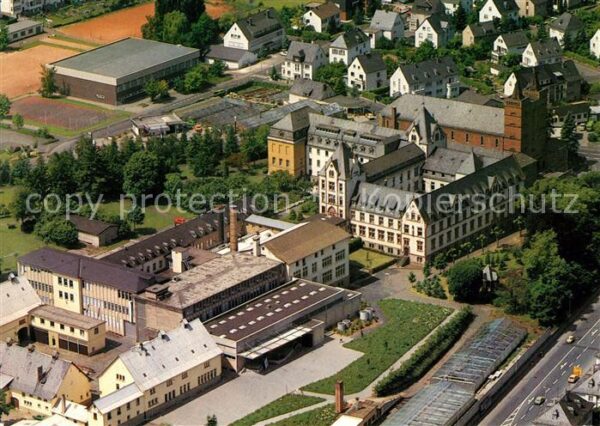 Limburg Lahn Fliegeraufnahme Missionshaus Marienkirc