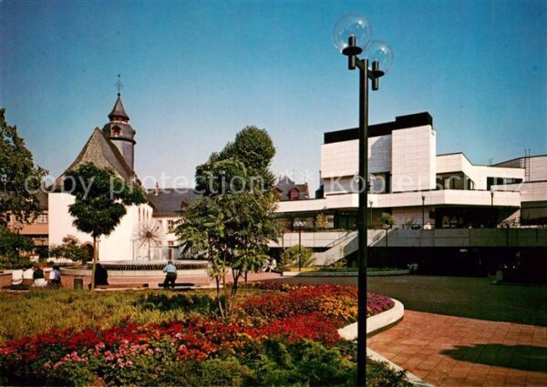 Limburg Lahn Annakirche und Stadthalle
