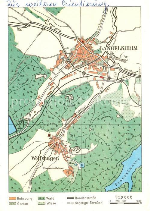 Langelsheim Wolfshagen Landkarte