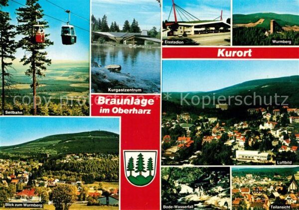 Braunlage Wurmberg Eisstadion Seilbahn Bode-Wasse