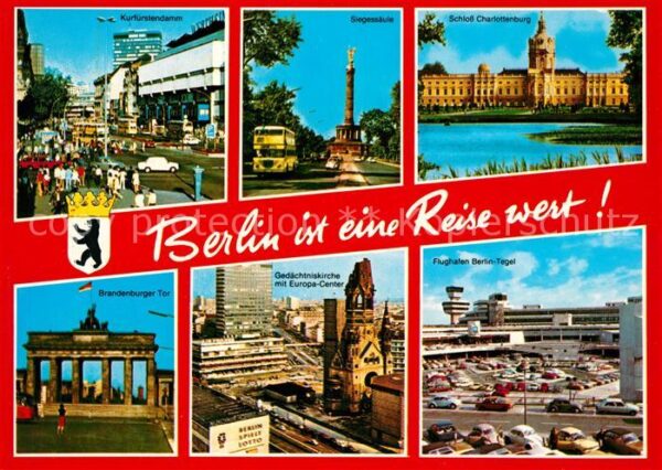 Berlin Kurfürstendamm Siegessäule Schloß-Charl