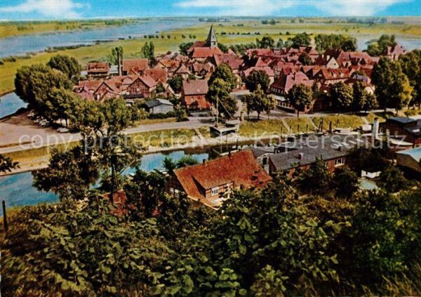 Hitzacker Elbe Blick vom Weinberg