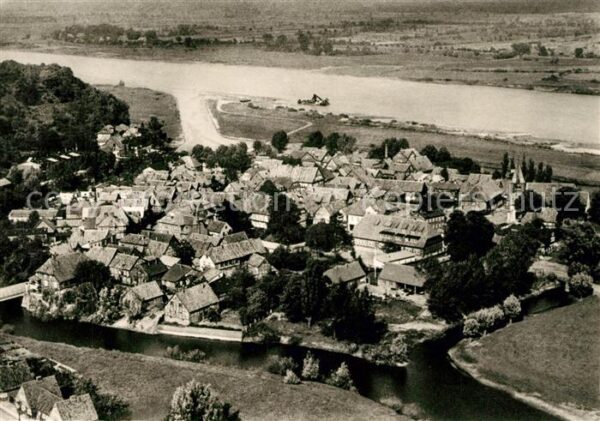 Hitzacker Elbe Fliegeraufnahme Altstadt