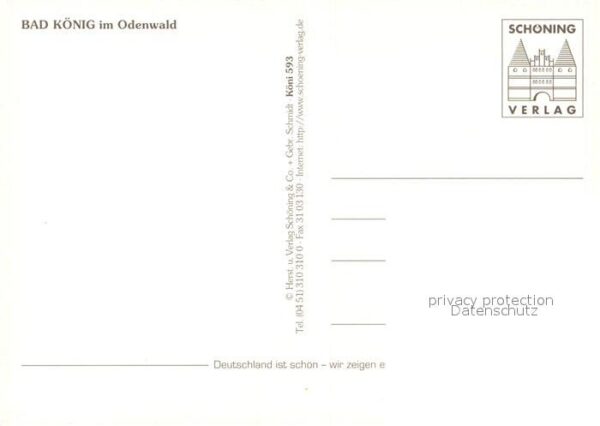 Bad Koenig Odenwald Schloßplatz Kurpark Schloßhof – Bild 2