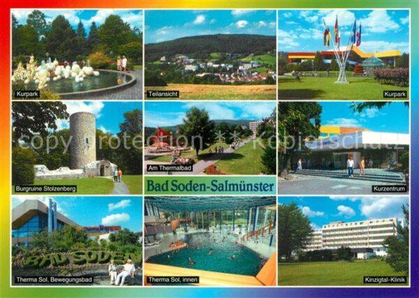Salmuenster Bad Soden Burgruine Stolzenberg Kurpark Kinzigtal