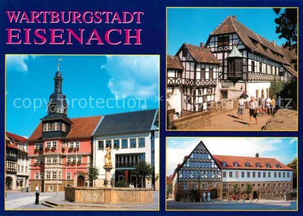 Eisenach Thueringen Wartburgstadt Vogtei mit Nürnberger Erk