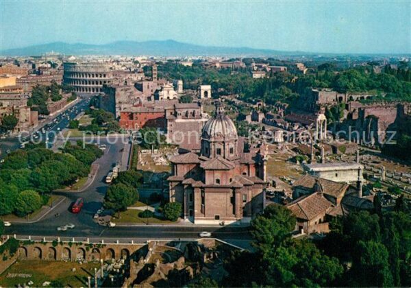 Roma Rom Kaiserforum mit Kolosseum