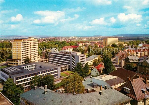 Giessen Lahn Fliegeraufnahme mit Behördenezentrum