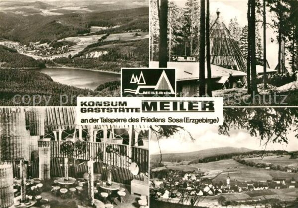 Sosa Erzgebirge Sosatalsperre Restaurant Meiler Flugauf