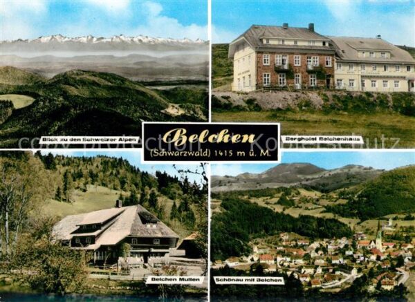 Belchen Baden mit Alpen Berghotel-Belchenhaus Schönau