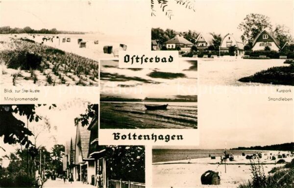 Boltenhagen Ostseebad Steilküste Mittelpromenade Kurpark Stra