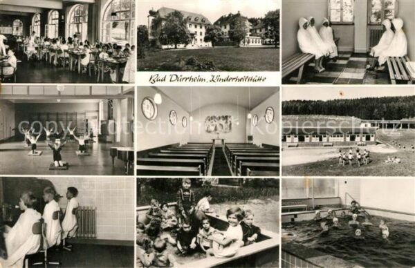 Bad Duerrheim Kinderheilstätte Gymnastik Speisesaal S