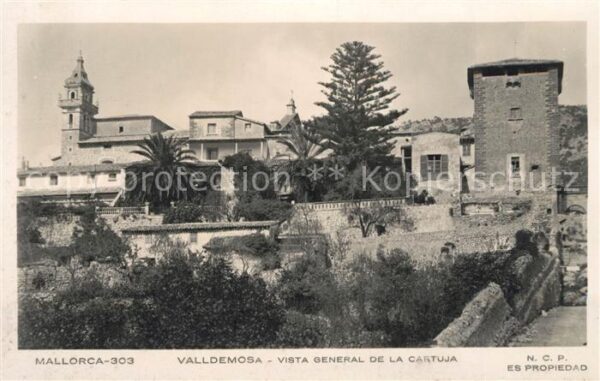 Valldemosa Vista general de la Cartuja