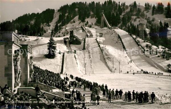 Garmisch-Partenkirchen Olympia Skistadion mit Sprungschanzen
