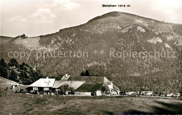 Untermuenstertal Berggasthaus Kälbelescheuer mit Belchen