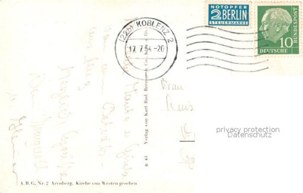 Arenberg Koblenz Kirche – Bild 2
