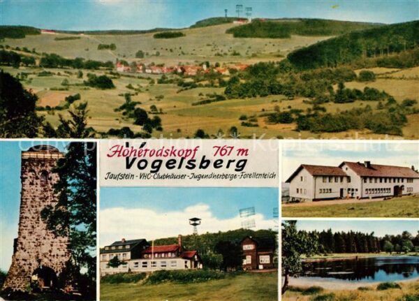 Hoherodskopf Panorama Berggasthof Hoherodskopf Vogel
