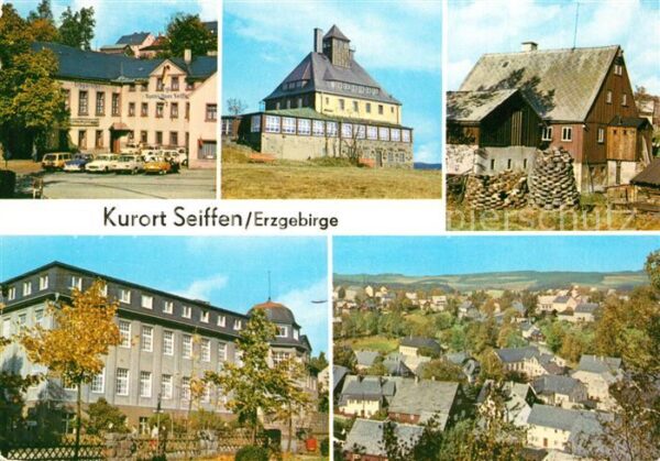 Seiffen Erzgebirge HOG Buntes Haus Schwartenbergbaude Frei
