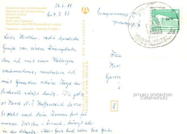 Schwarzburg Thueringer Wald Schweizerhaus Park Ortsmotiv Trippstein – Bild 2