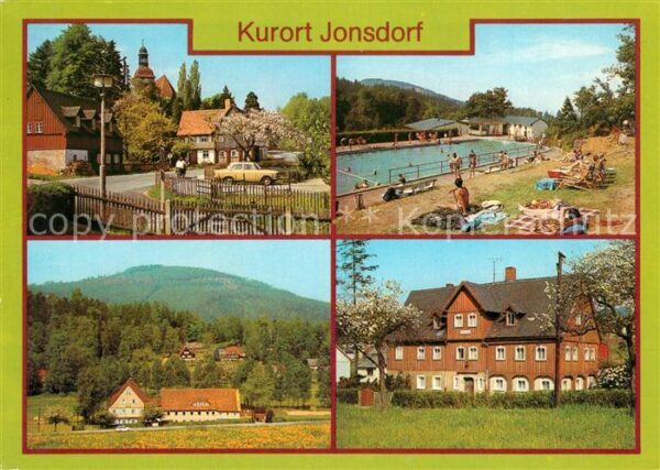 Jonsdorf Teilansicht Gebirgspfad Jugendherberge