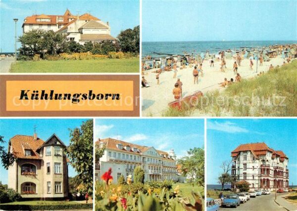Kuehlungsborn Ostseebad FDGB Erholungsheim Jochen Weigert Stran