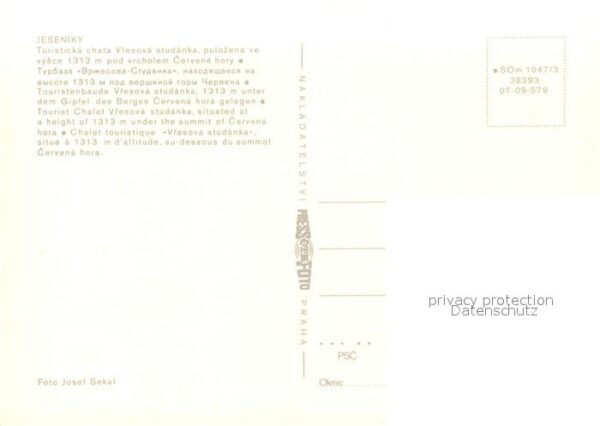 Jeseniky Touristenbaude Viesova studanka – Bild 2