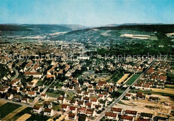 Bad Mergentheim Fliegeraufnahme mit Kurviertel Weberdor